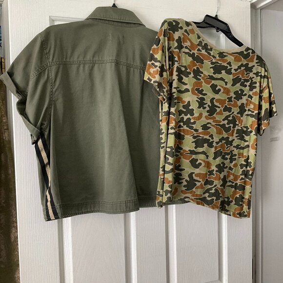 2 piece bundle!! Ralph Lauren Denim & Supply tee and Jolt military jacket - Picture 2 of 10